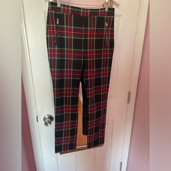 Zara Red and Black Plaid Pants - Picture 7 of 9